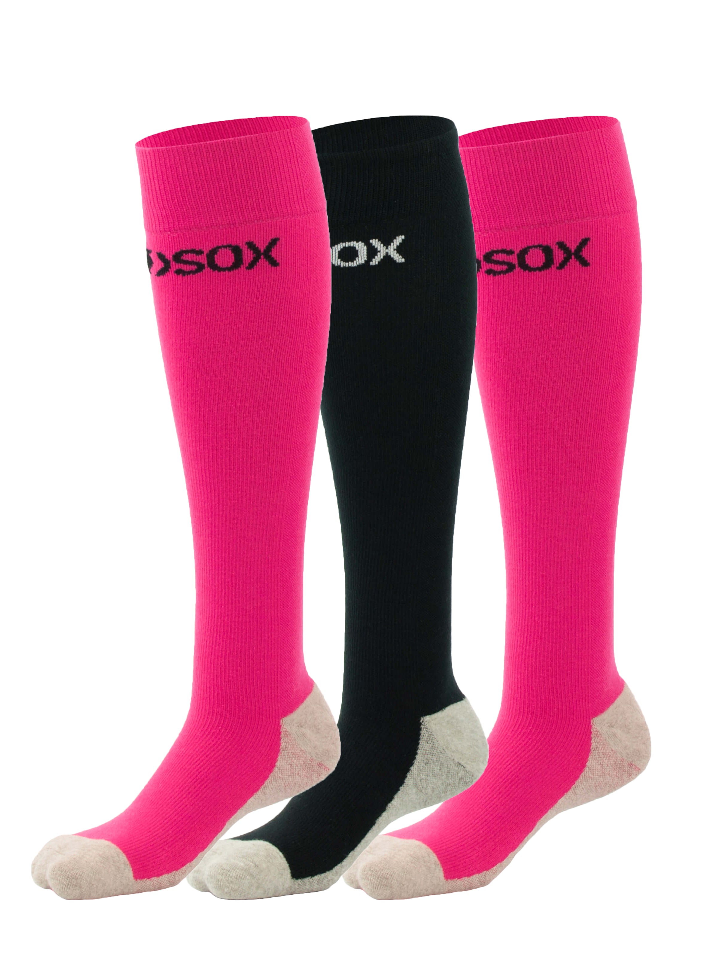 MDSOX 20-30mmHg 3PACK - Pink, Black, Pink